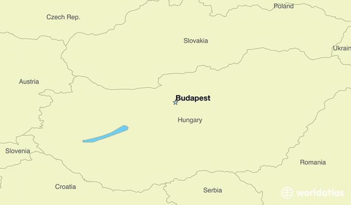 匈牙利布达佩斯的欧洲地图