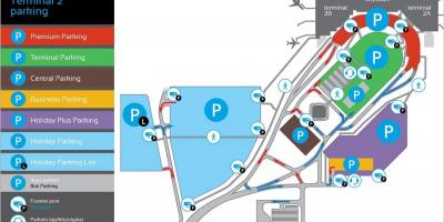 地图的布达佩斯的停车场车库