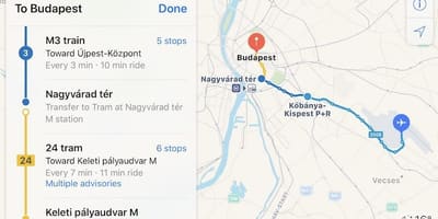 布达佩斯kelenfold火车站地图
