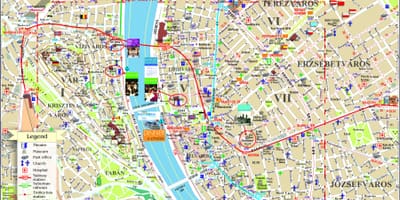 地图的布达佩斯超级市场